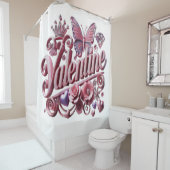 Rideaux De Douche Saint Valentin (En situation)
