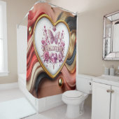 Rideaux De Douche Saint Valentin (En situation)