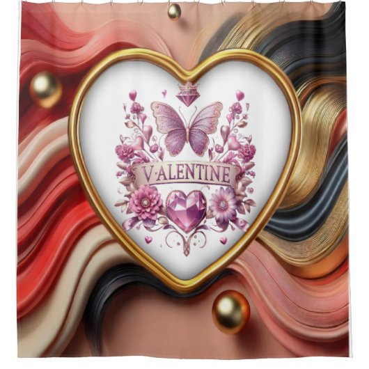 Rideaux De Douche Saint Valentin (Devant)