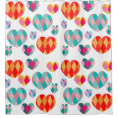 Rideaux De Douche Saint Valentin Art déco (Devant)