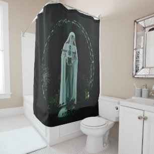 Rideaux De Douche Sainte Mère Marie et Bébé Jésus chrétien