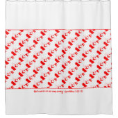 Rideaux De Douche SALLE DE BAIN CANADA Écriture chrétienne La miséri (Devant)