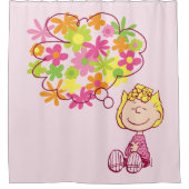 Rideaux De Douche Sally pense aux fleurs (Devant)