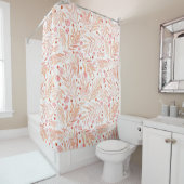 Rideaux De Douche Salmon Foliage (En situation)