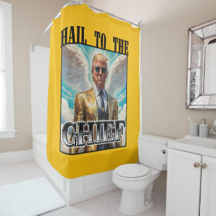 Rideaux De Douche Salut au chef - Trump 2024