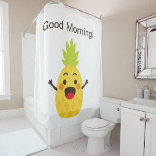 Rideaux De Douche Salut les amis ! Illustration de l'ananas