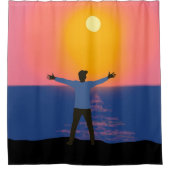 Rideaux De Douche Salutation au soleil (Devant)