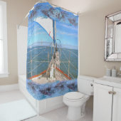 Rideaux De Douche San Francisco Sailing 0869 (En situation)