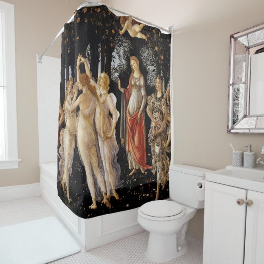 Rideaux De Douche Sandro Botticelli - La Primavera (En situation)