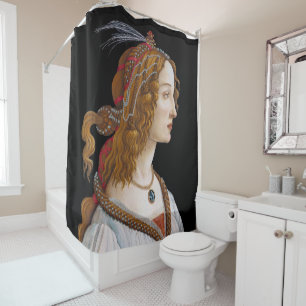 Rideaux De Douche Sandro Botticelli - Portrait de Simonetta Vespucci