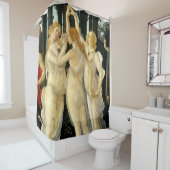 Rideaux De Douche Sandro Botticelli "Primavera - Trois Graces" (En situation)