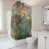 Rideaux De Douche Sans titre par Alphonse Mucha (1902) (En situation)