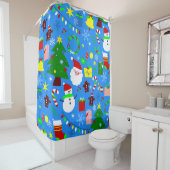 Rideaux De Douche santa claus (En situation)