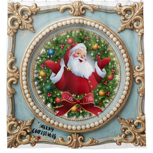 Rideaux De Douche Santa Noël (Devant)
