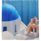 Rideaux De Douche Santorin, île grecque (Devant)