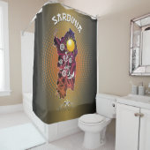 Rideaux De Douche Sardaigne (En situation)
