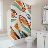 Rideaux De Douche Sardines (En situation)