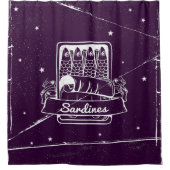 Rideaux De Douche Sardines dans une boîte (Devant)