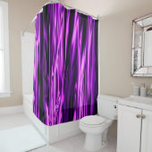 Rideaux De Douche Satin pourpre...... (En situation)