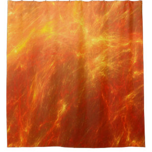 Rideaux De Douche Saut de flammes en tant que burn-out faisants rage