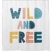 Rideaux De Douche Sauvage et libre (Devant)