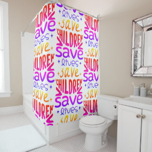Rideaux De Douche Sauver les enfants, sauver des vies