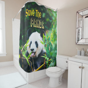 Rideaux De Douche Sauvez Le Panda