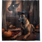 Rideaux De Douche Scandale d'Halloween Citrouille (Devant)