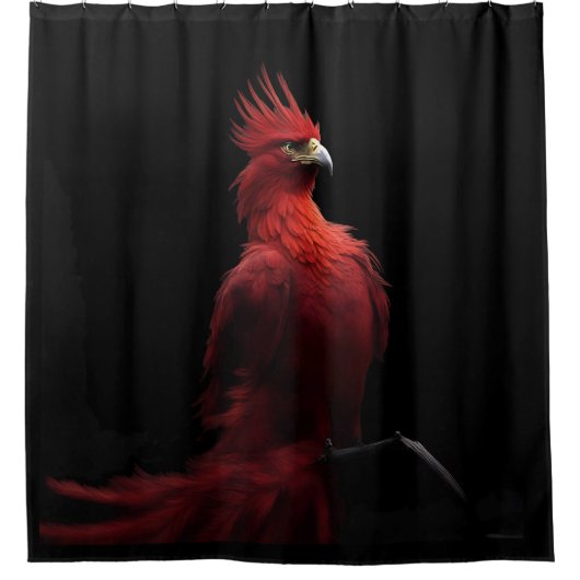 Rideaux De Douche Scarlet Phoenix Est Fière (Devant)