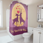 Rideaux De Douche Scène d'amour du cerf (En situation)