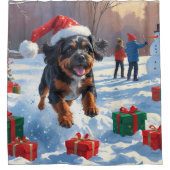 Rideaux De Douche Scène de Noël des Bouviers des Flandres (Devant)