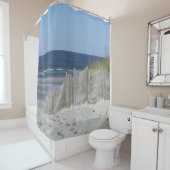 Rideaux De Douche Scène de plage (En situation)