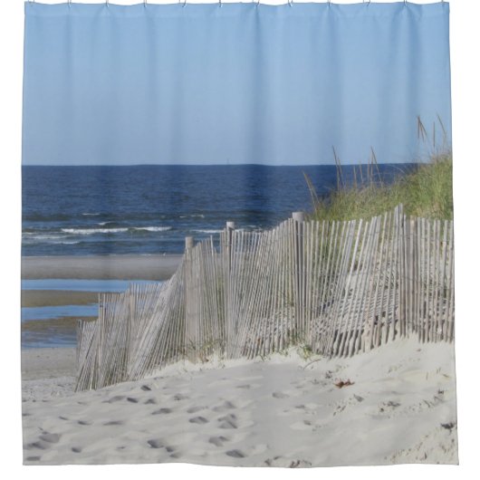 Rideaux De Douche Scène de plage (Devant)