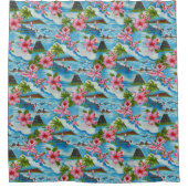 Rideaux De Douche Scènes hawaïennes (Devant)