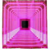 Rideaux De Douche Sci-Fi Retro 3D : Illustration d'art pop (Devant)