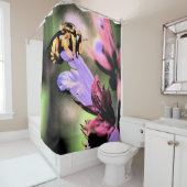 Rideaux De Douche Scna abeille et fleur (En situation)