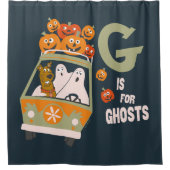 Rideaux De Douche Scooby-Doo | G est pour Ghosts (Devant)