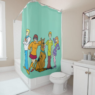 Rideaux De Douche Scooby-Doo Gang 14 entier Mystery Inc