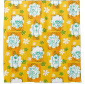 Rideaux De Douche Scooby-Doo | Modèle floral de caractère (Devant)
