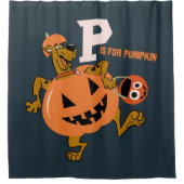 Rideaux De Douche Scooby-Doo | P est pour le Citrouille (Devant)
