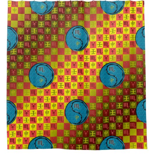 Rideaux De Douche Scorpio & Water Monkey (Devant)