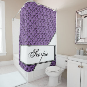 Rideaux De Douche Scorpio Zodiac Symbole Standard par Kenneth Yoncic