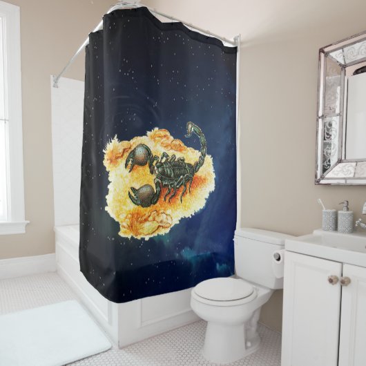 Rideaux De Douche Scorpion (En situation)