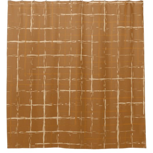 Rideaux De Douche Seamless geometric pattern with abstract brush str (Devant)