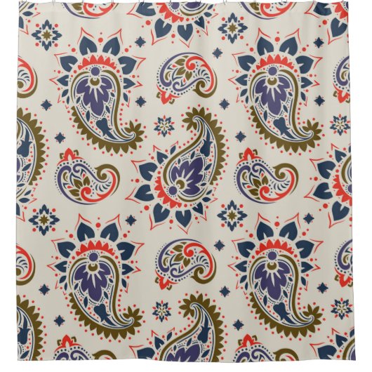 Rideaux De Douche Seamless paisley pattern (Devant)