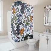 Rideaux De Douche Seamless pattern with flowers in art deco style. M (En situation)
