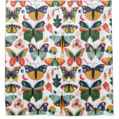 Rideaux De Douche Seamless, Tileable Wallpaper Pattern with Boho Sty (Devant)