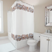 Rideaux De Douche Seashell Boarder (En situation)