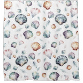 Rideaux De Douche Seashell Ocean Beach Sea Shell Design 358 (Devant)