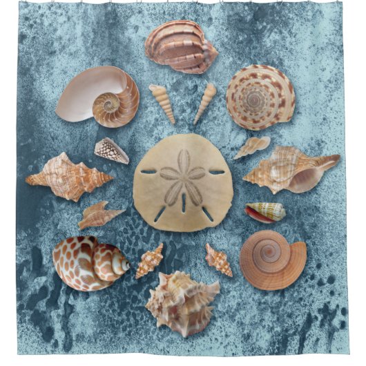 Rideaux De Douche Seashells Collection Mandala (Devant)